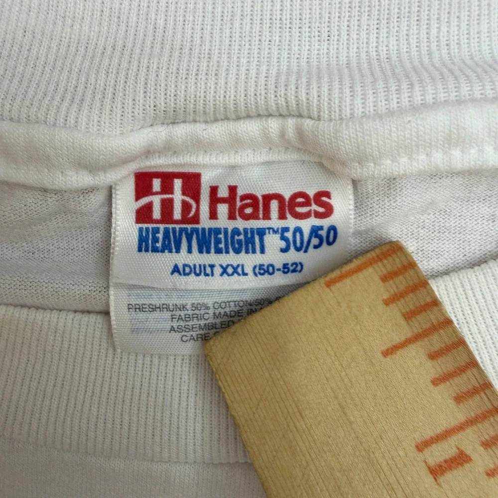 VTG 90's NSRA Volleyball Spokane Hot Rod T-Shirt Hanes XXL White 90s‎ Graphic